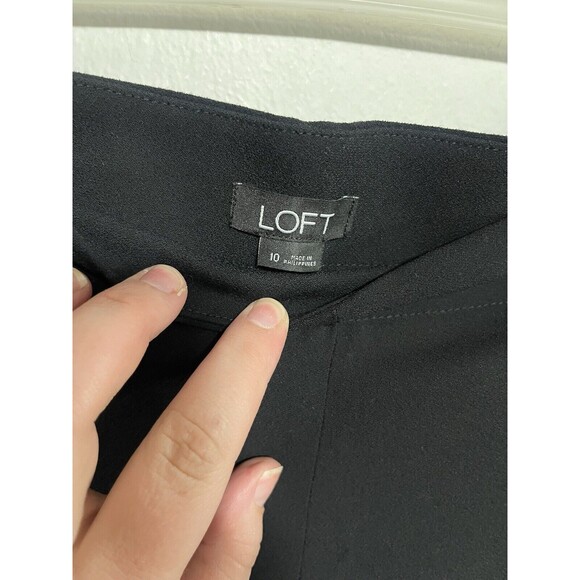 Loft Button Slacks - Picture 3 of 4